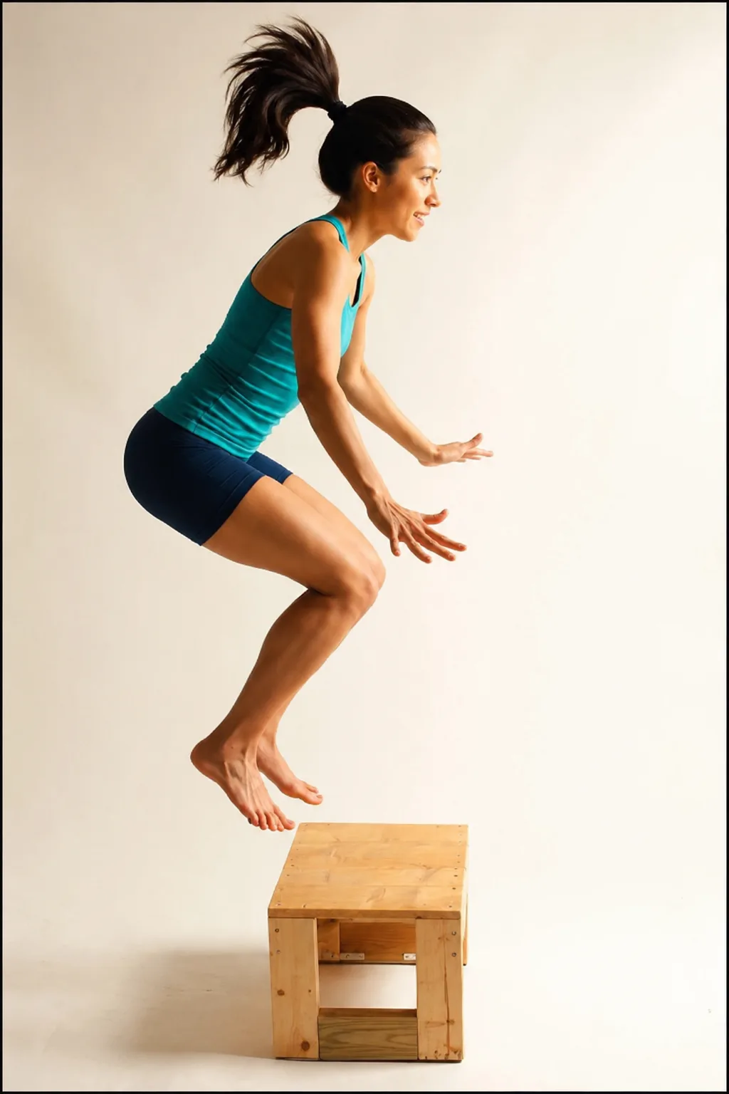 Ninja Box Jump demonstration