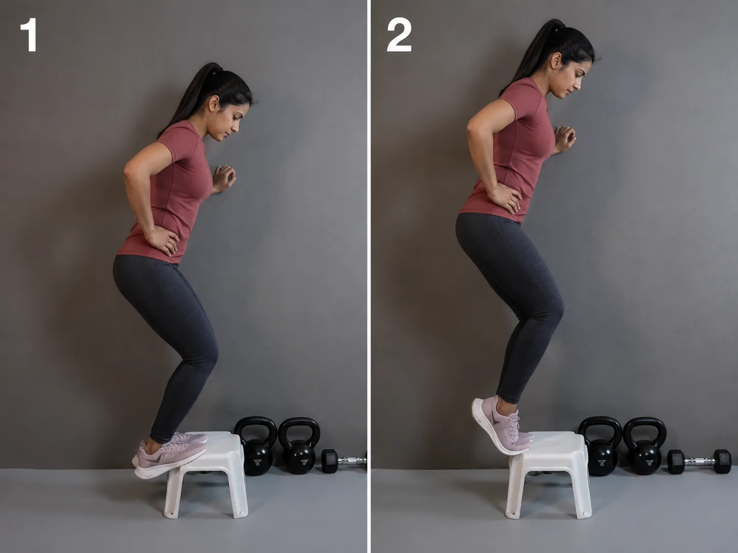 Bent-Knee Soleus Calf Raise demonstration