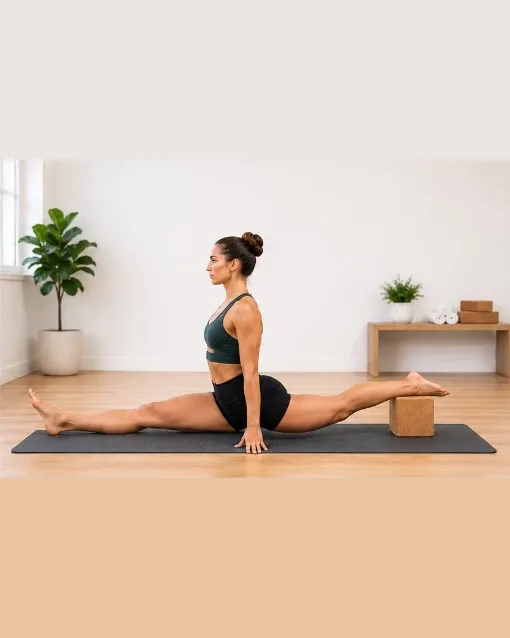 Back Knee Elevated Over-Split — view 2 of 2