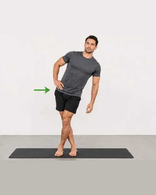 Standing Lateral Hip Stretch — view 2 of 2