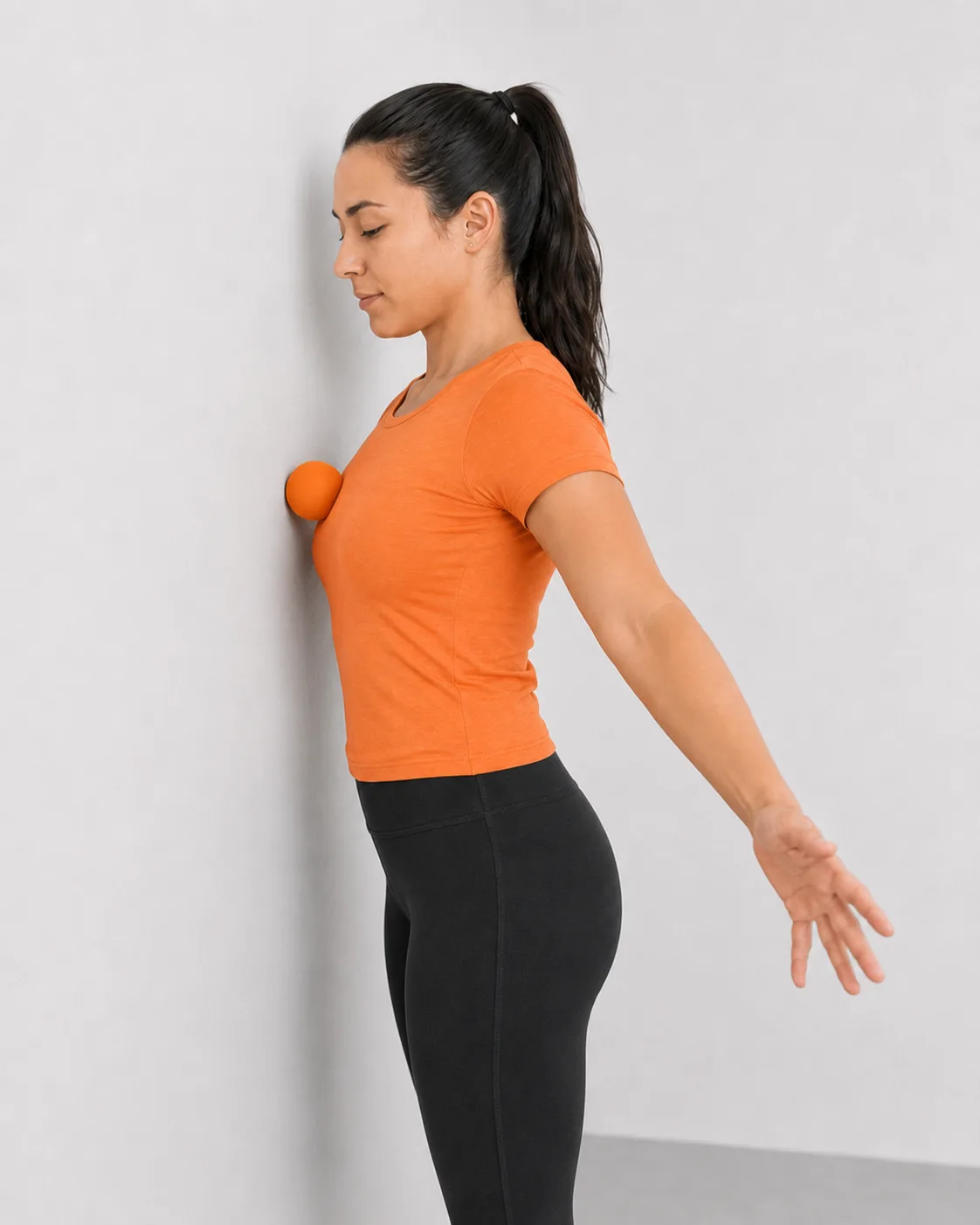 Lacrosse Ball to Pec with Arm Movement — view 2 of 2